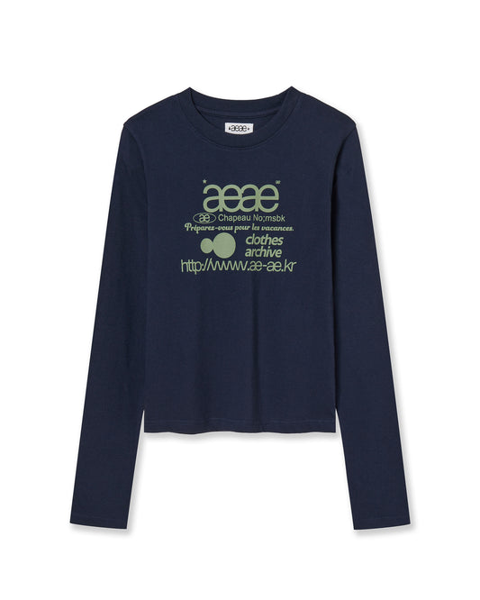 AEAE Web Logo Crop Long Sleeve