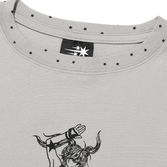 Nice Ghost Club Wrestling Star Long Sleeve Tee