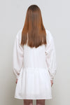 General Idea WOMAN Pintuck Low-Rise Dress