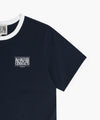 Marithé François Girbaud Kids Small Classic Logo Ringer Tee Light Purple