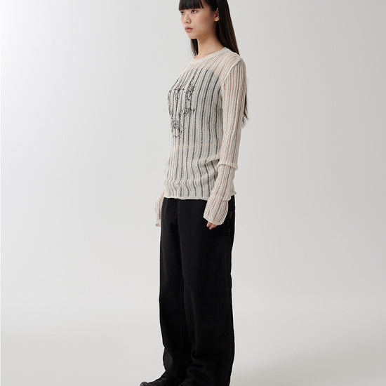 Mahagrid Tattoo Crochet Knit