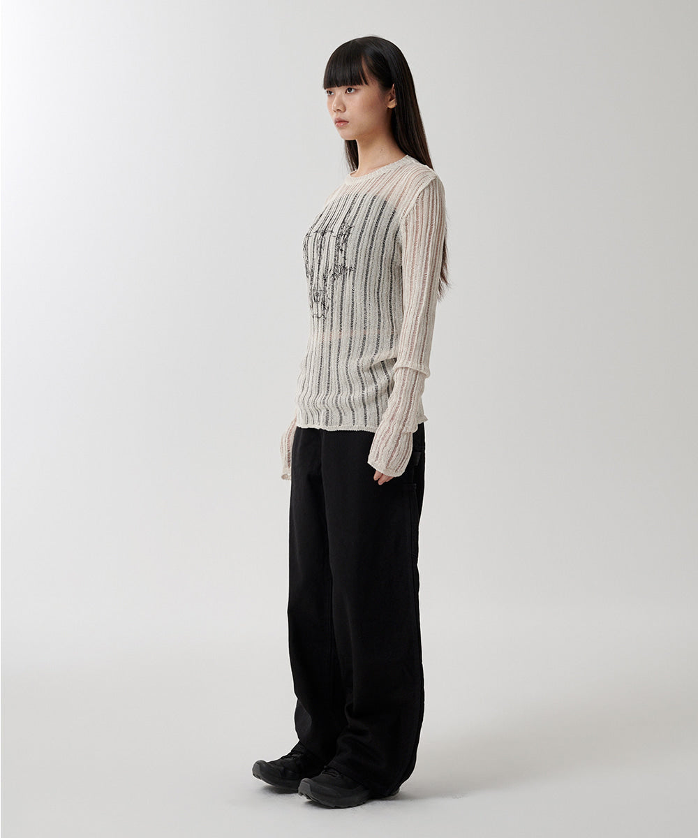 Mahagrid Tattoo Crochet Knit