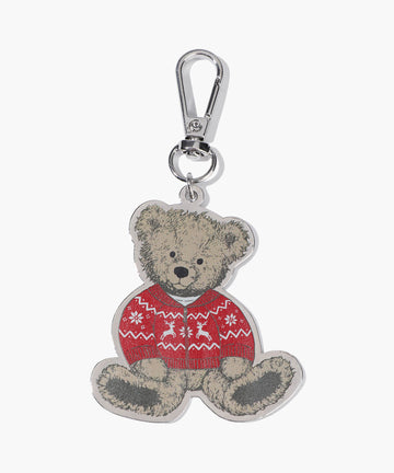 Marithé François Girbaud Doodle Bear Keyring Red