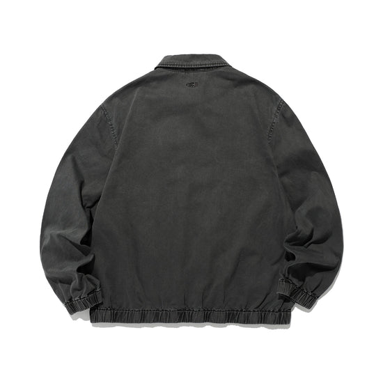 Nice Ghost Club Tattoo Harrington Dyed Jacket [Black]
