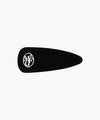 Marithé François Girbaud Circle Logo Velvet Hair Pin