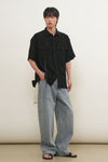 General Idea MAN Pocket Wrinkle Half Shirt