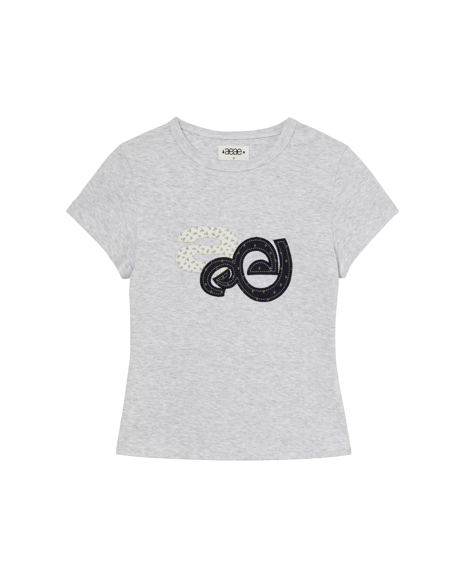 AEAE Applique Flower Logo Tee