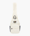 Marithé François Girbaud Kids Bear Classic Logo 2-Way Sling Bag Ivory