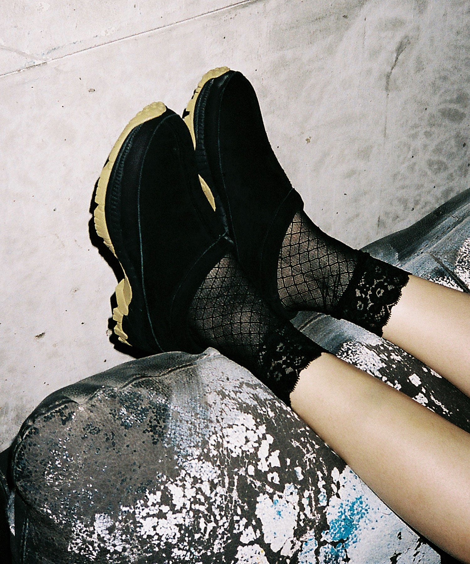 Nice Ghost Club [x nottz] Half Cut Mule Slipper