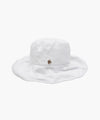 Marithé François Girbaud W Circle Logo Wide Bucket Hat