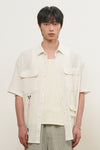 General Idea MAN Pocket Wrinkle Half Shirt