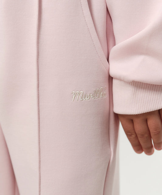 Marithé François Girbaud Kids Wide Bootcut Sweatpants Light Pink