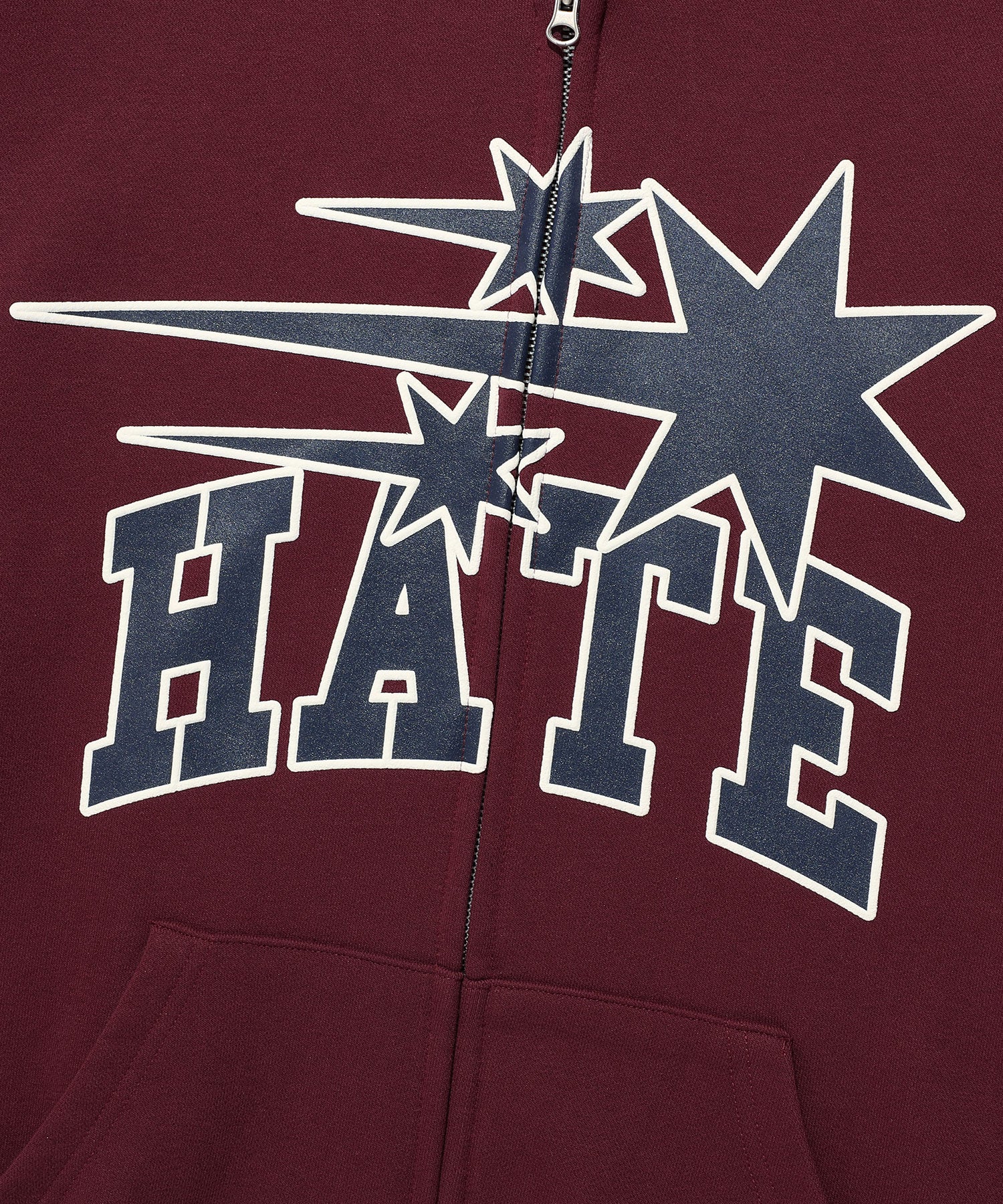 Nice Ghost Club 3 Stars Hate Hoodie Zip Up