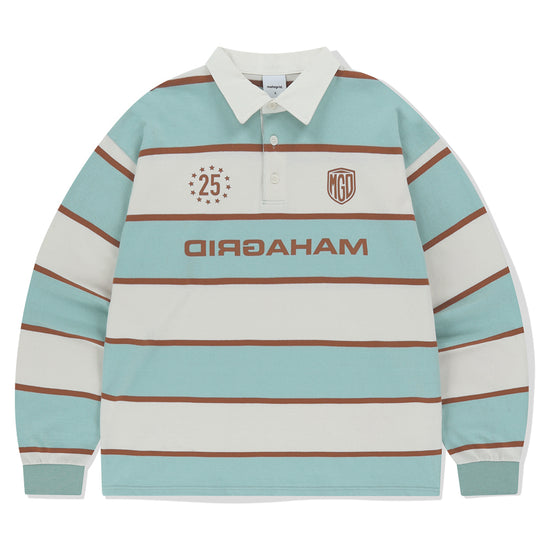 Mahagrid Stripe Rugby Shirt