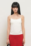 General Idea [Rupita Pick] WOMAN Cap-Lined Backless Sleeveless [WHITE]