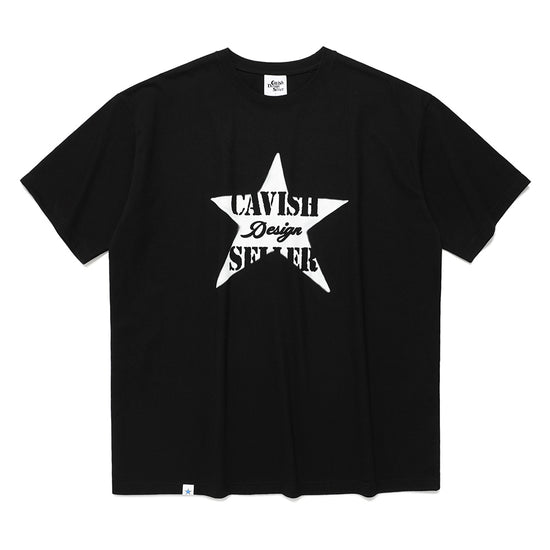 Cavish Star Stencil Short Sleeve Tee