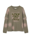 AEAE Faded Layered Long Sleeve