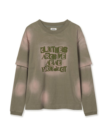 AEAE Faded Layered Long Sleeve