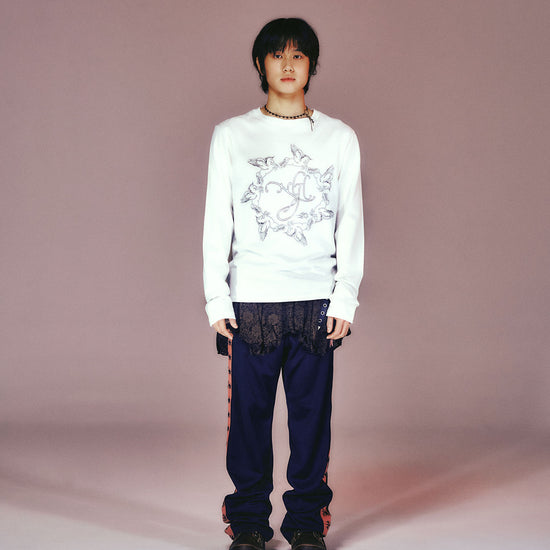 Nice Ghost Club Unicorn Circle Slim Long Sleeve Tee