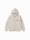 ADLV A Symbol Circle Napping Hoodie Zip Up