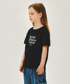 Marithé François Girbaud Kids Neck Point Lettering Tee