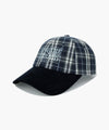 Marithé François Girbaud Classic Logo Two Tone Check Cap