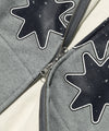 Nice Ghost Club Religious Symbols Hoodie Zip Up [Grey]