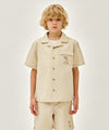 Marithé François Girbaud Kids Seersucker Half Shirt