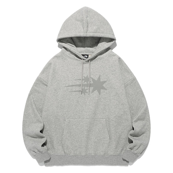 Nice Ghost Club 3 Star Hoodie Grey