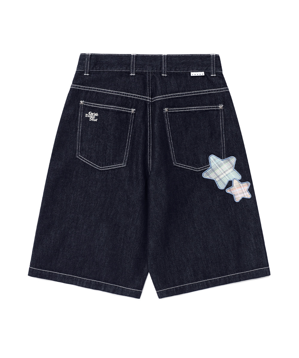 Cavish CAVISH X LELBO BROWN W MIKAEL DENIM SHORTS [BLUE]