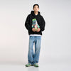 ADLV Baby Face Crocodile Doll Hoodie