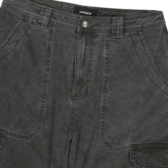 Mahagrid Bermuda Utility Cargo Shorts