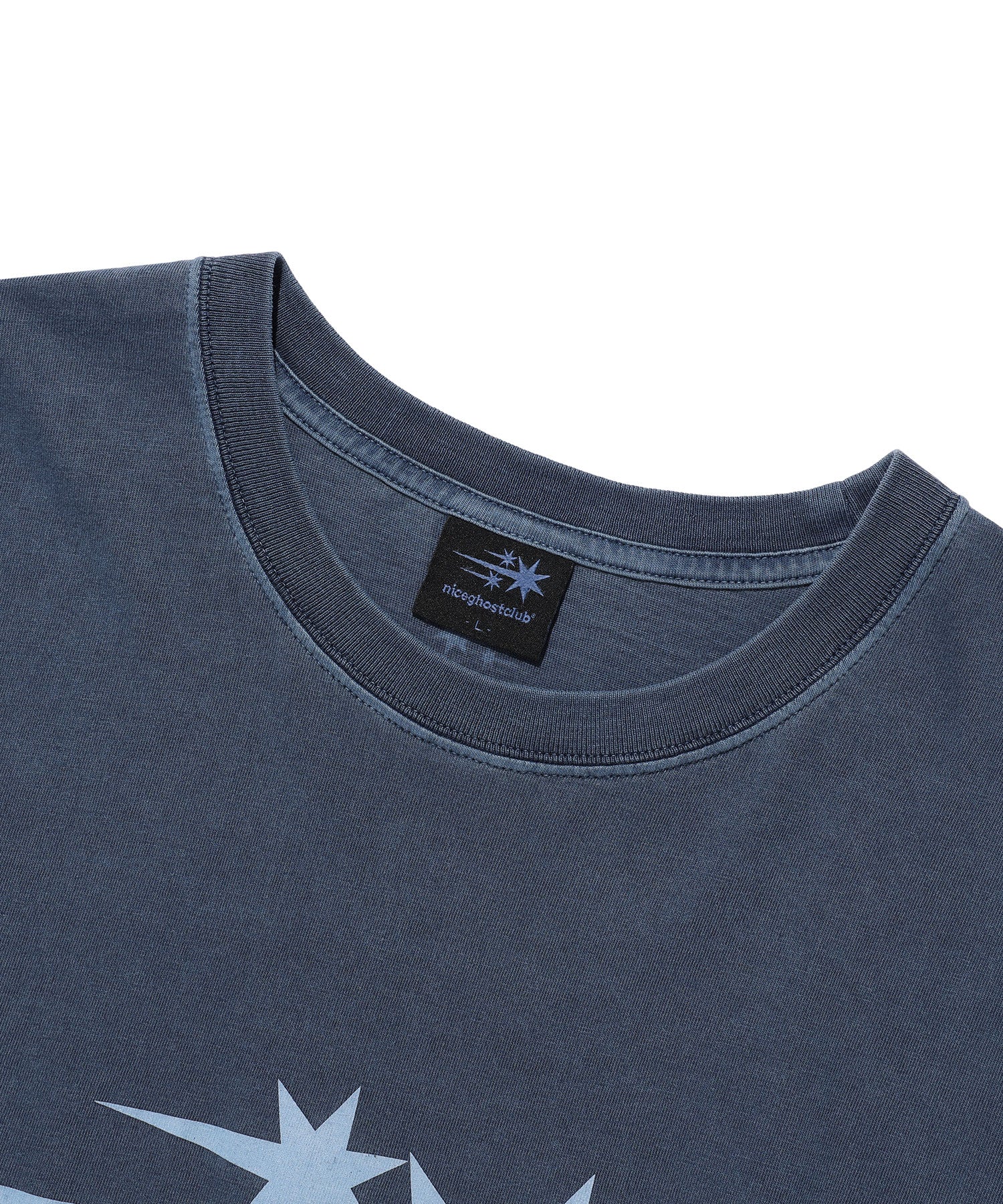 Nice Ghost Club 3 Star Symbol Pigment Tee