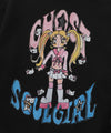Nice Ghost Club Soul Pussy Cat Ghost Soul Girl Gyaru Hoodie in Black