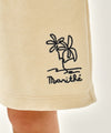 Marithé François Girbaud Kids Terry Sleeveless Top and Pants Set - Navy