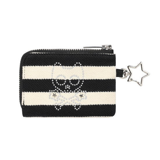 Cavish SKULL CAT WALLET [BLACK]