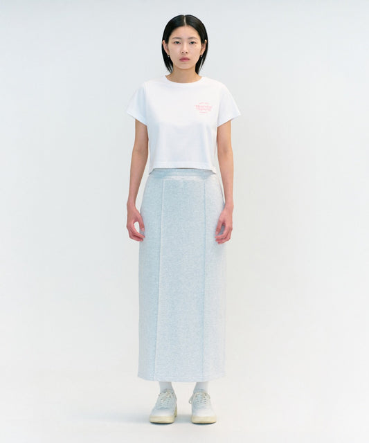 Marithé François Girbaud W AEROCOOL MELLOW CROP TEE white