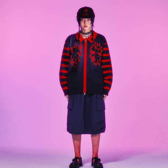 Nice Ghost Club Parachute Midi Skirt