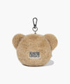 Marithé François Girbaud Kids Bear Pouch Keyring Beige