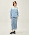 Marithé François Girbaud Block Stripe Long Sleeve Tee
