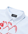 Nice Ghost Club Baby Guardians Stripe Big Big Half Shirt