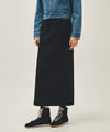 Marithé François Girbaud Women's Classic Logo Sweat Long Skirt in Butter