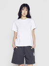 ADLV Woman Two Tone Side Color Short Sleeve T-Shirt