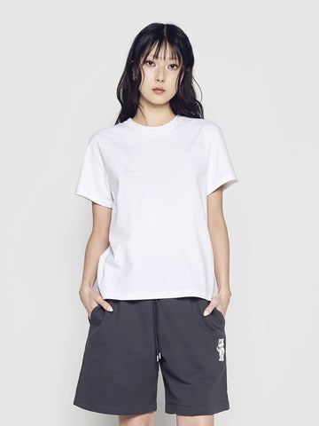 ADLV Woman Two Tone Side Color Short Sleeve T-Shirt