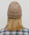 Marithé François Girbaud Classic Logo Nep Beanie Light Brown