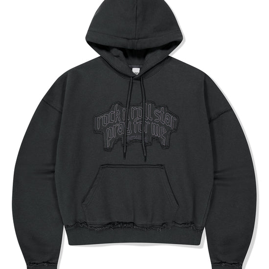 Mahagrid Raw Cut Pray Crop Hoodie