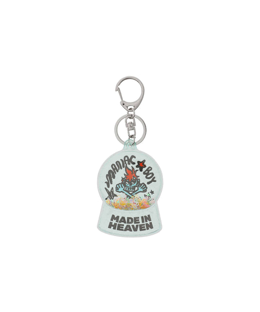 Nice Ghost Club Skull Snowball Key Chain [Blue]
