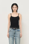 General Idea WOMAN Eyelet U-Neck Sleeveless