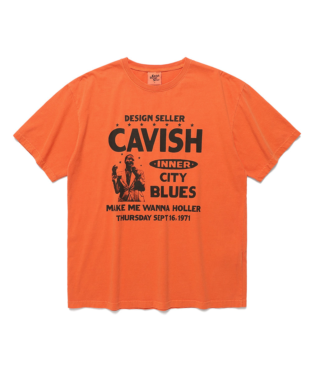 Cavish Pigment City Blues Short Sleeve Tee