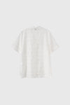 General Idea WOMAN Embroidery Lace Half Shirt